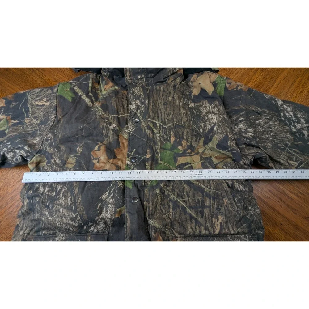 (Lot Of 2) Vintage‎ HFC Equipment & Walls Jacket & Vest Camo Hooded Reversible